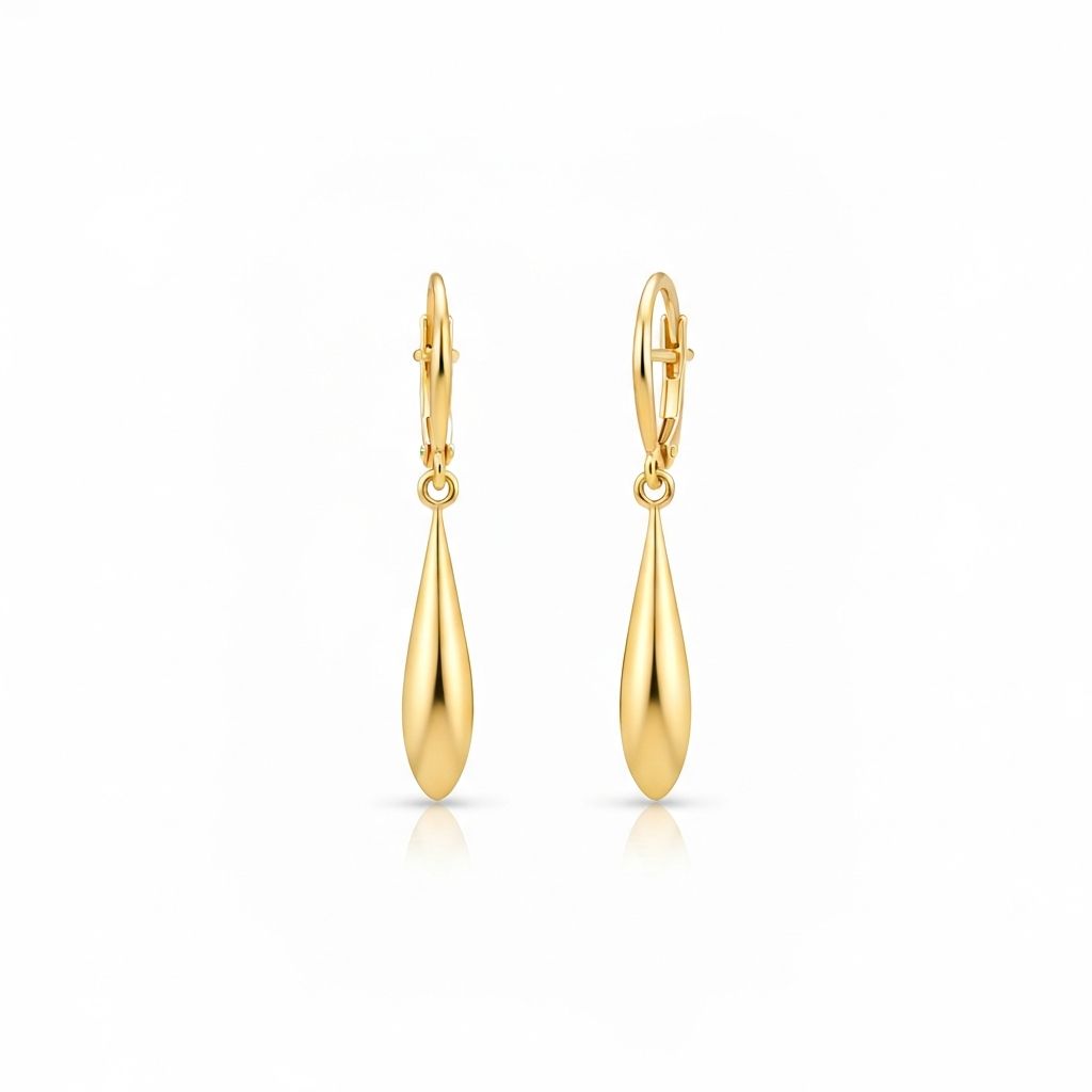 گوشواره طلا ۱۸ عیار آویز